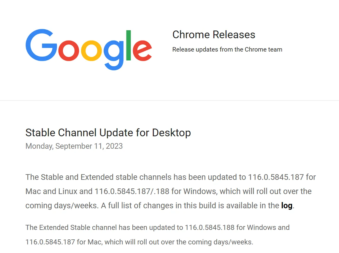 Chrome发布紧急更新 修补被利用的“CVE-2023-4863”零日漏洞-趣奇资源网-第3张图片 Chrome发布紧急更新 修补被利用的“CVE-2023-4863”零日漏洞-趣奇资源网-第3张图片