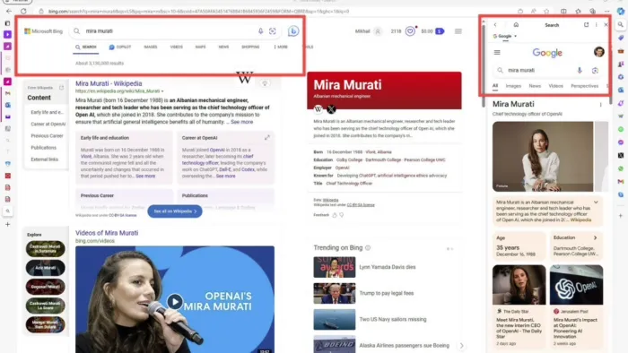 微软Edge浏览器支持双引擎同时搜索功能-趣奇资源网-第3张图片 微软Edge浏览器支持双引擎同时搜索功能-趣奇资源网-第3张图片