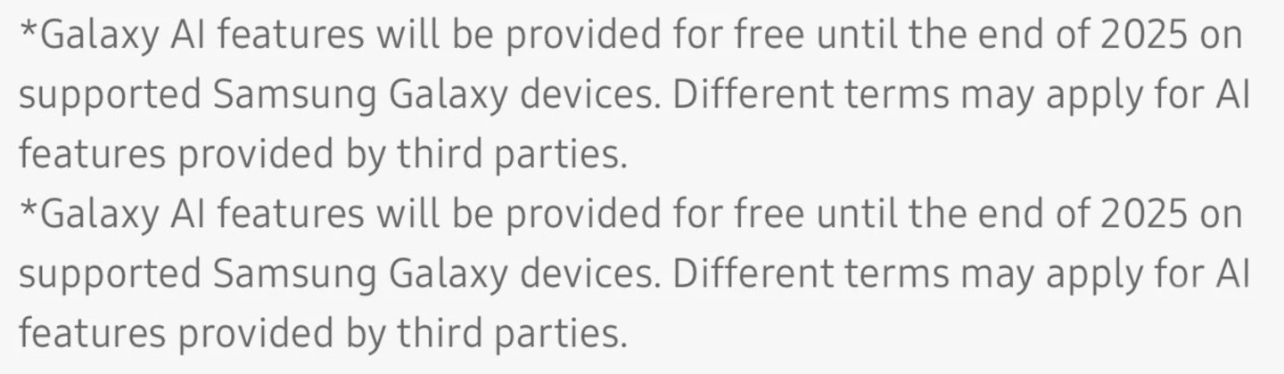 三星计划在 2025 年底对部分 Galaxy AI 功能收费-趣奇资源网-第3张图片 三星计划在 2025 年底对部分 Galaxy AI 功能收费-趣奇资源网-第3张图片